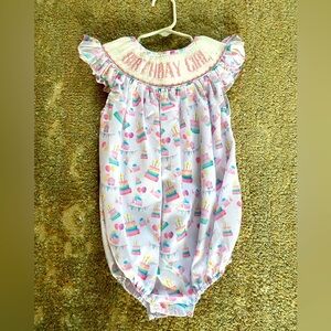 Smocked Birthday Bubble